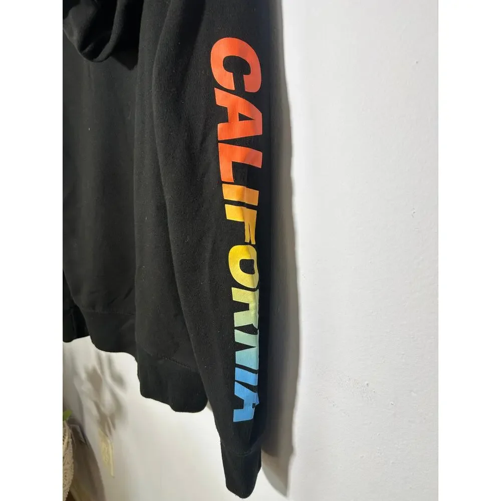 Black Rainbow Hollister California Hoodie | Hooded‎ Sweatshirt - (Men's M)